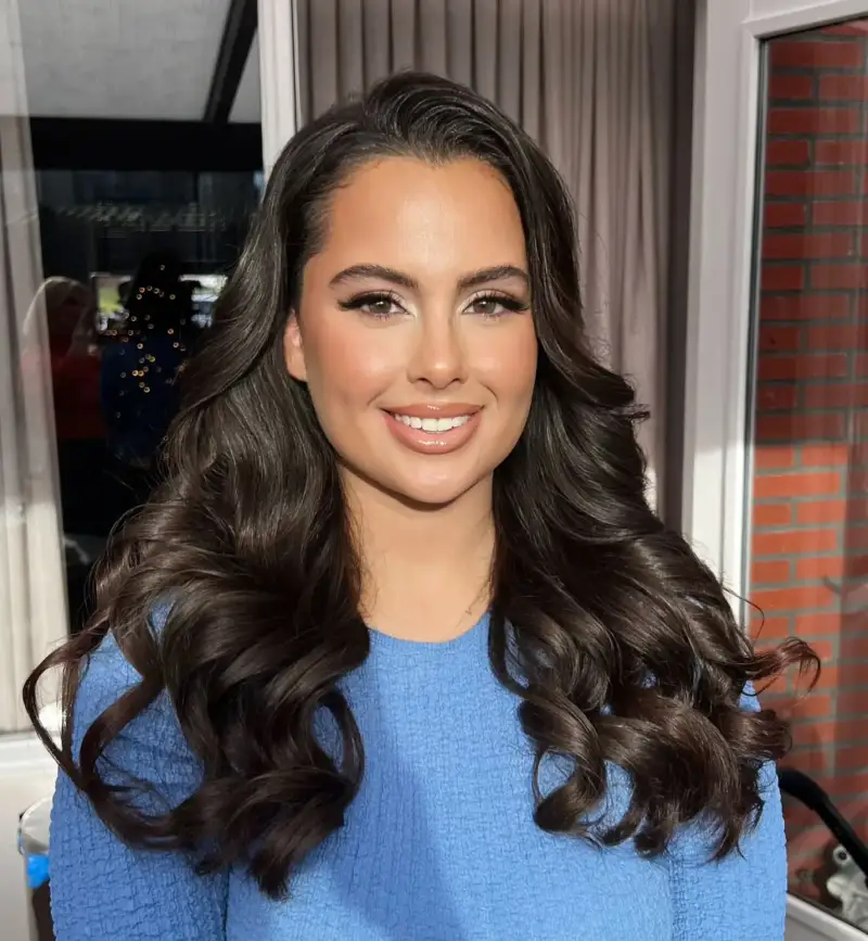 Gala make-up blauwe look